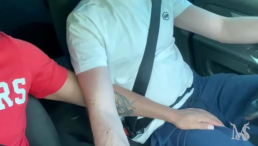 Amateur Bi Guy Melts Under Masculine Touch – Fiery Blowjob Post-Massage Action