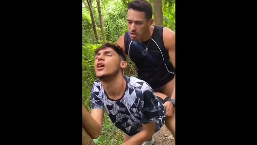 Craving That Tight Ass Outdoors — Steamy Park Hookup With Hung Brazilian Twins 18+