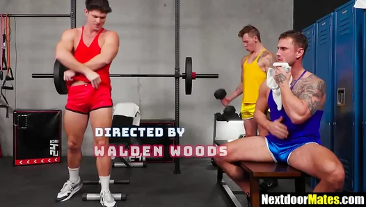 Huge-Dick Gym Bros Dominate Hot Glory Hole Sessions – Steaming Passion 18+