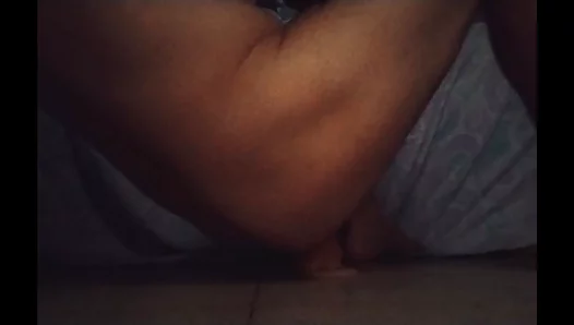 Karis Steamy Solo Session Under StepDaddys Watchful Eye – 18+
