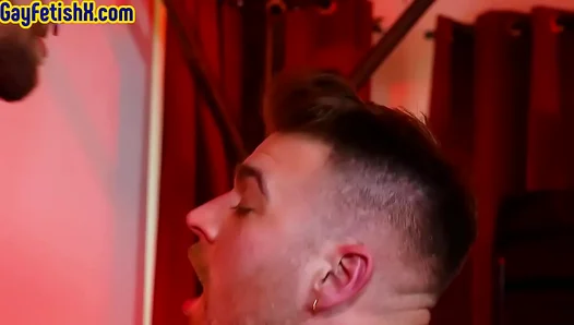 Dominant Leatherman Rims Fists His Subs Hole – Hardcore Gay Action