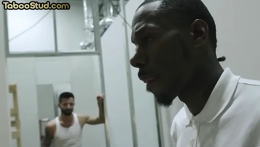Forbidden Lust: Hot Hunk Trio Ignites in Steamy Bareback interracial Action – XXX