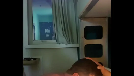 Steamy Guard Gets Blowjob Post-Rio FC Party – Wild Night Caught on Camera
