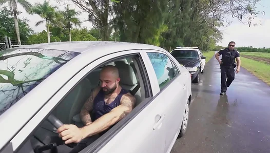 Hulking Officer Takes Control in Steamy Outdoor Encounter – 18+