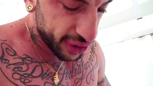 Tattooed Desire: Sergio Fernand Share Hot Oral Passion – Steamy Gay Encounter
