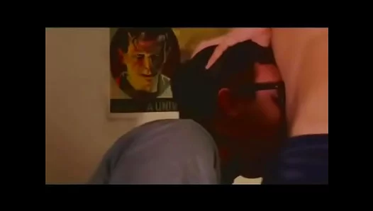 Deepthroating Like Crazy, Blows Load Across Buddys Face – Hot Gay Action