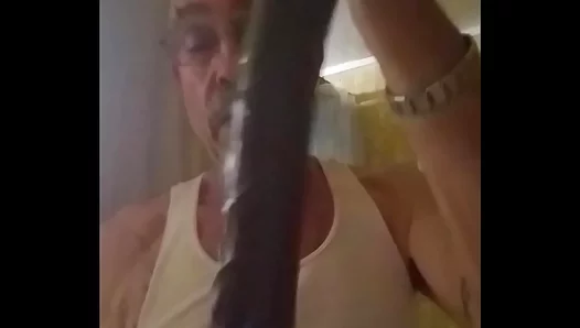 Craving Intense Deepthroat? This Old Amateur Takes a Thick Silicone Cock Like a Pro – XXX