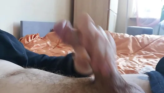 Hungry Polish Stallion Jerks Hard for Massive Creampie cumshot – Solo Crave