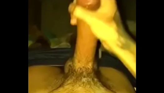 Hairy Teen Moans Loud While Jerking Off to Huge Dick Strokes – 18+