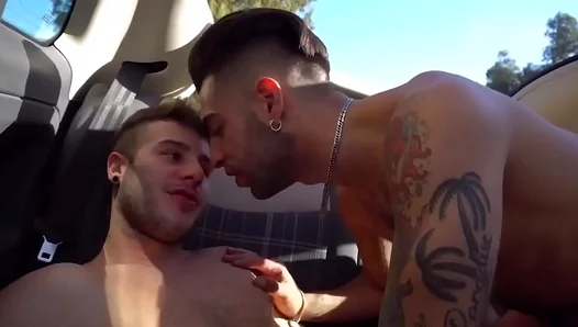 Allen Kings Huge Tattooed Cock Dominates Steamy Threesome – 18+