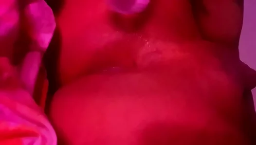 Moaning Himself Wild While Stretching Wide for Massive Black Toy – 18+