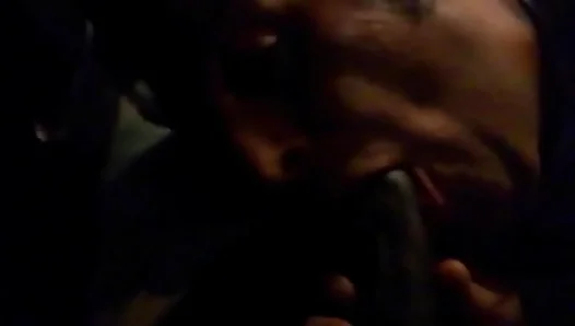 Blowjob Bliss: Steamy Interracial Encounter Fuels Passion in Private Setting – 18+