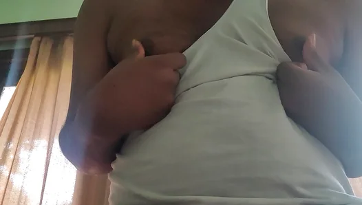 Chubby Adonis Jerks Off While Teasing His Sensitive Moobs Hard Nips – Steamy Solo Play