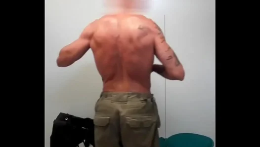 Muscle God JERKS OFF in Steamy Shower—Pure Gay Masturbation Heat 18+