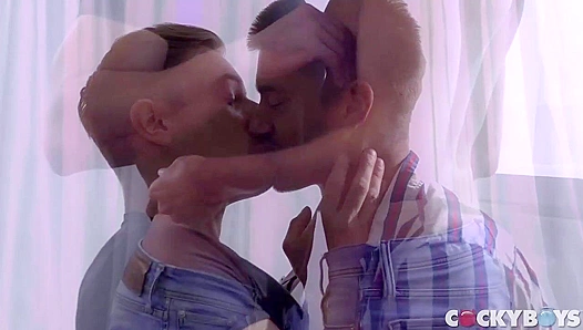 Passionate Kisses Deep Raw Anal — Carter Dane, Raphael Louis Heat Up CockyBoys