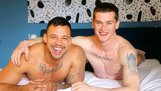 Savage Ride: London Ryan Swallows Tony Romeros Massive Load – GayPornXXX