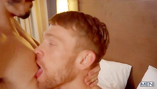 Bareback First Time Thrills: DamienKyle Takes CalhounSawyers Tight Hole – Fresh Meat