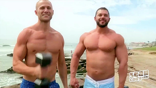 Muscle Domination: Arnies Thick Cock Stretches Blake Deep – SeanCodyX