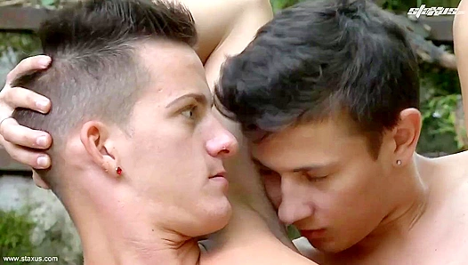 Daniel Prince Takes It Hard from David Hanson – Intense Facial Action – GayXXX