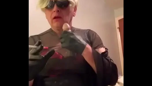 Nikkis Pink Lace Fetish: Smoky nipple play turns into hot gay desire – 18+