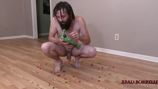 Hairy Hero Dominates Petite Foe — Raw Ass Workout Muscle Glory – 18+