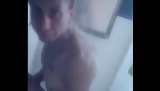 Steamy Shower Sessions: Hot Guys Swap Blows Bust Cums Loud – 18+