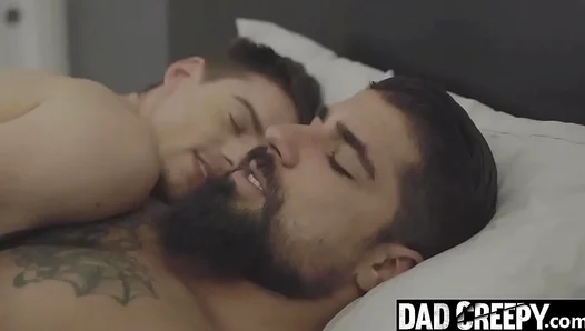 Stepdads Ripped Body Overpowers Lean Stepson in Steamy Anal Domination – 18+