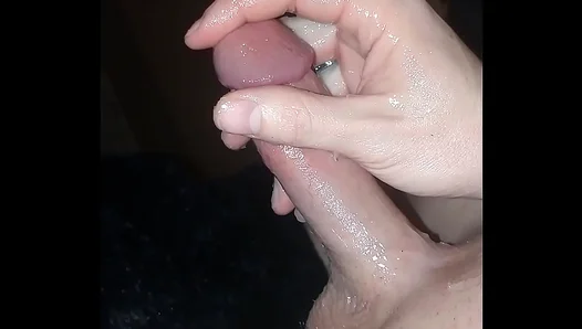 Slow handjob after edging explodes into cumshot—aimed right at you GayPornoHub