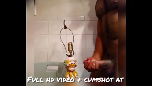 Hairy Italian Stallion Jerks Off Blasts Cum Onto Lamp – Hot Solo Scene – XXX