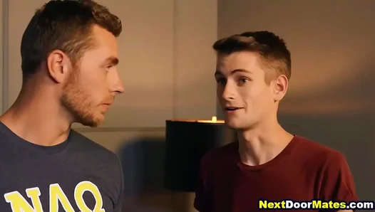 Frat Hunk Takes Control: Stepbrother Dominates Willing Sub —18+