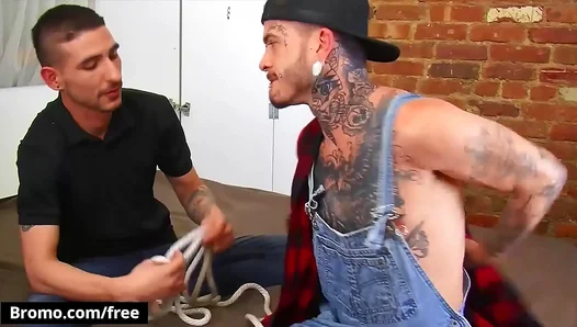 Begging for More: Bound Sub Devours Thick Cock in Raw BDSM Session – GayPornX 18+