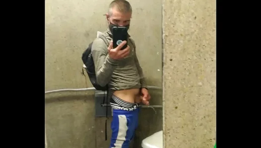 Matt Steels Daring City Adventure: Hot Guy Pees in Public – 18+