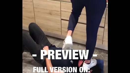 Crushed Beneath Her Sneaker: Steaming Barely Legal Foot Worship – TinyGays 18+
