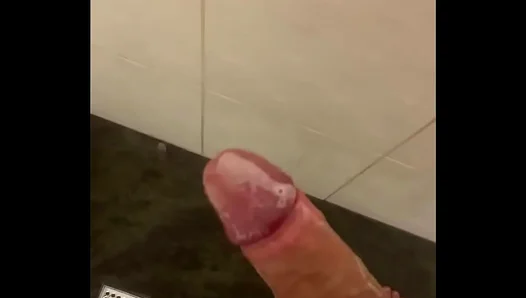 Drenched in Desire: Horny Stud Jizzes Hard During Soapy Shower Masturbation – 18+