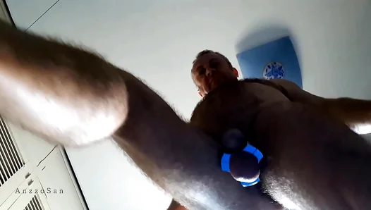AnizzoSan Teases His Chiseled Body Steel-Ringed Nuts in Steamy Gay Sex – SteamyGayScene
