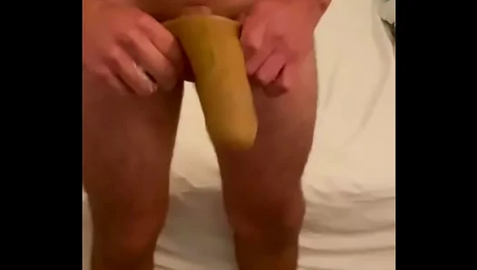 Fucking Himself Senseless: Huge Dildo Stretch Leads to Mind-Blowing Orgasm – 18+
