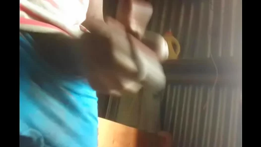 Waking Up Wild: Soaked Handjob for a Horny Hairy Black Cock – XXXGayScene 18+