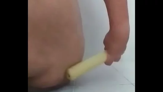 Solo Craving: Hot Guy Preps for Bath Time with a Thick Dildo – SoloGuy 18+