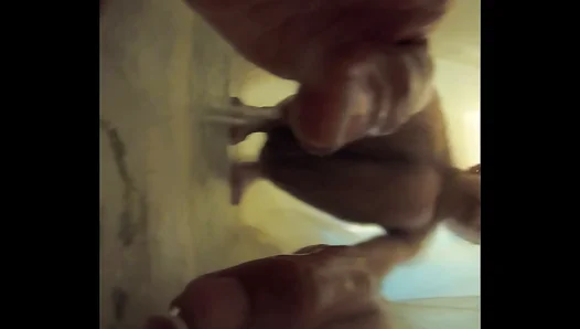 Hot Shower Masturbation: Stud Fucks Himself with a Dildo – Steamy Gay Action 18+