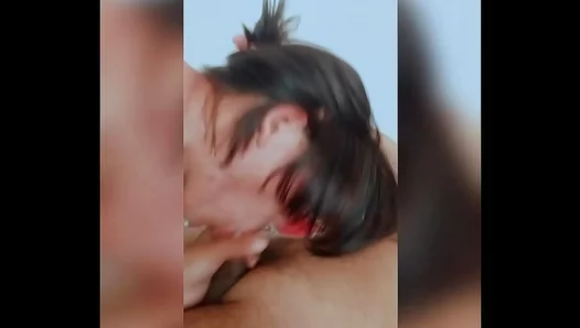 Deepthroat Initiation: Security Guard Chokes On Thick Load From Hung 18+ Stallion