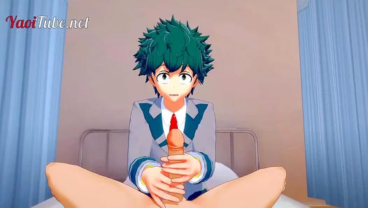 Deku and Bakugous Steamy Infirmary Moment – Intense Yaoi Passion Unfolds – 18+