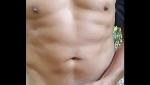 Massive Bear JERKS OFF Alone in Nature – Hot Outdoor Solo Adventure – 18+