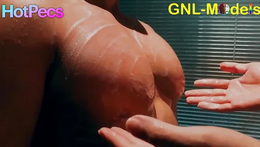 Big Nipple Play: Lean Asian Twins Tease Each Other Under the Shower – Hot Gay Action
