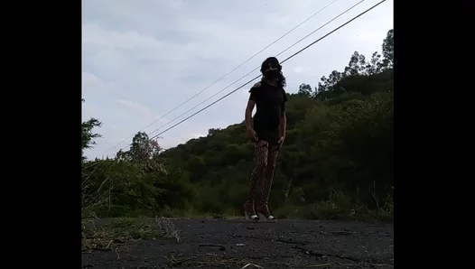 Trans Lover Takes Hard Outdoor Ass Fucking in Daring Public Scene – Gay XXX