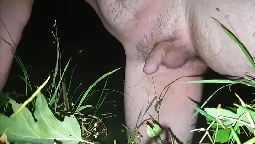 Midnight Splash: Hot Guys Explore Forbidden Watersports Outdoors – 18+