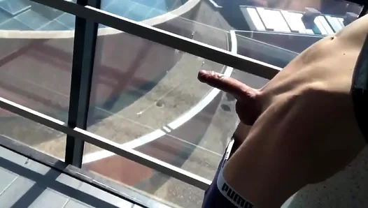Amateur Guy Jams Hard on Stairs in Steaming Hot Solo Session – 18+