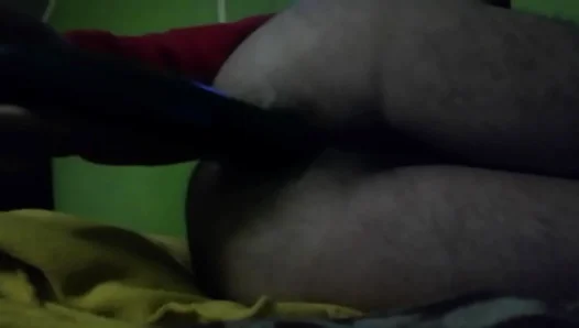 Horny Hairy Bear Stuffs Himself with a Fat Cucumber – Hot Solo Ride