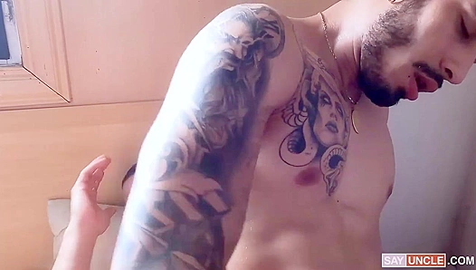 Sahid Gags on Mateos Thick Rod in Steamy Latino Domination – LatinLeche