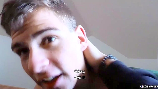 Czech Muscle Stud Devours Cum Load After Intense Ride – Steamy Gay Scene 18+