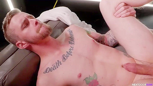 Jay Tee Claims Ryan Jordans Virgin Hole – Rough Bareback Action Next Door